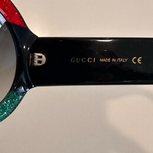 GUCCI WEB OVERSIZED SUNGLASSES - Picture 9 of 11